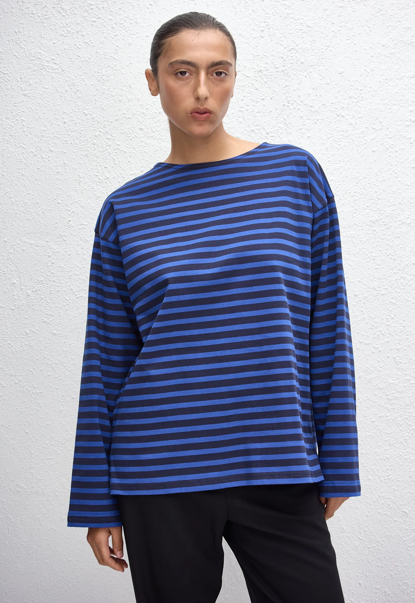 Breton Stripe Tee - Blue/Navy Stripe - Image 2