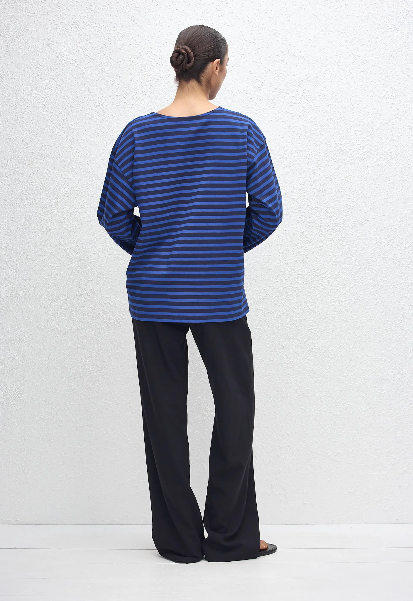 Breton Stripe Tee - Blue/Navy Stripe - Image 4