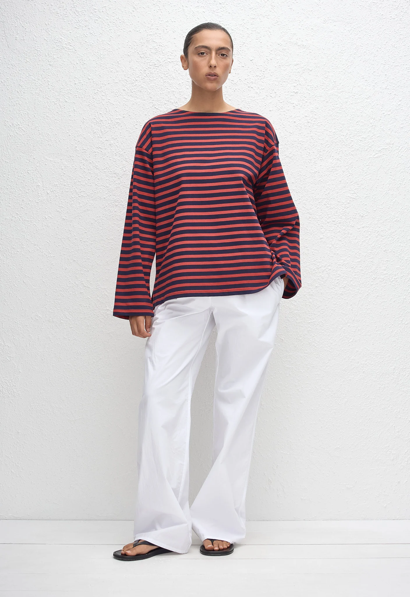 Breton Stripe Tee - Red/Navy Stripe