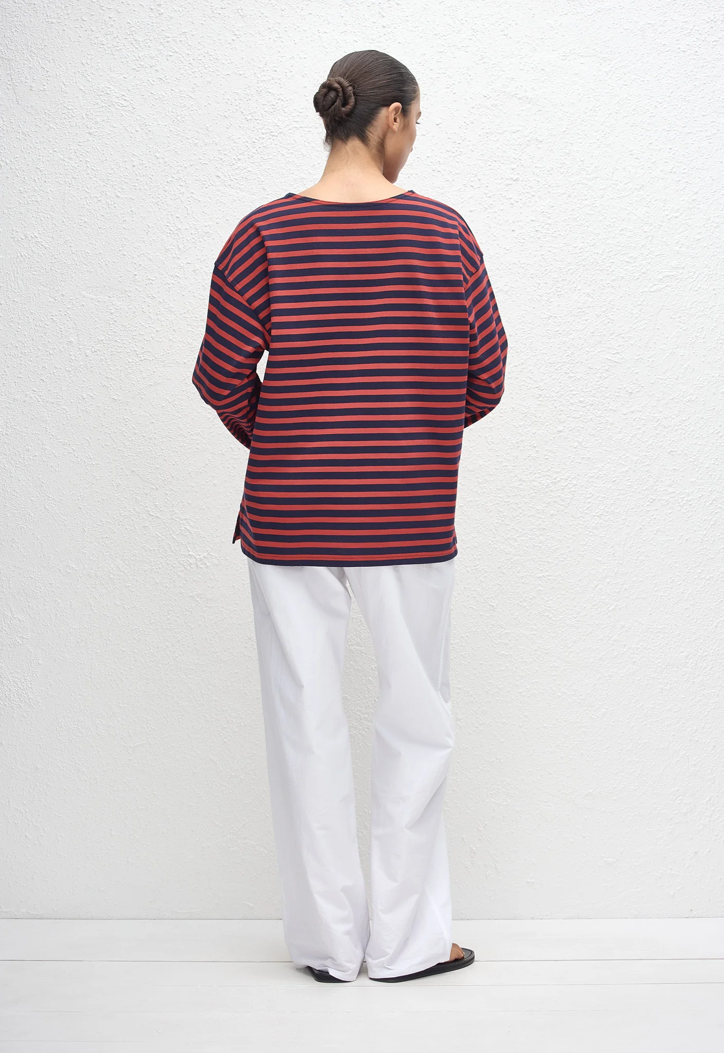 Breton Stripe Tee - Red/Navy Stripe - Image 3