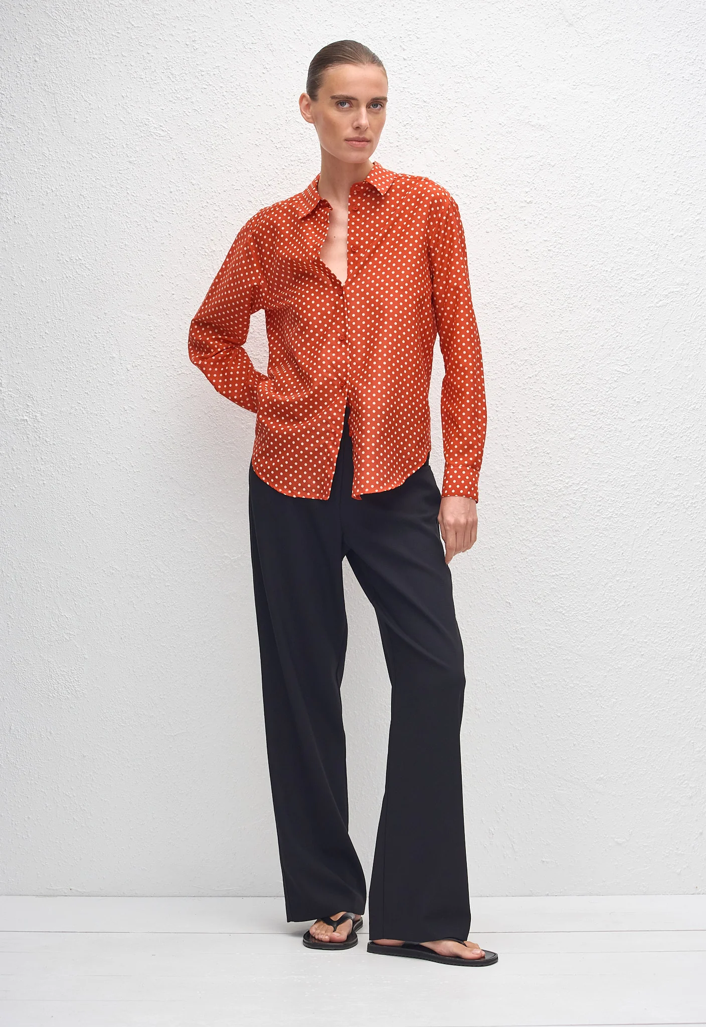 Classic Shirt - Polka Dot (Tomato) - Image 3