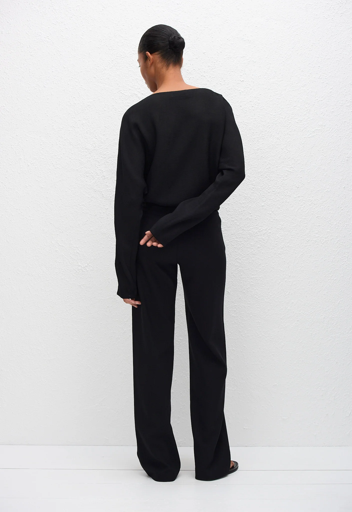 Dolman Blouse - Black - Image 3