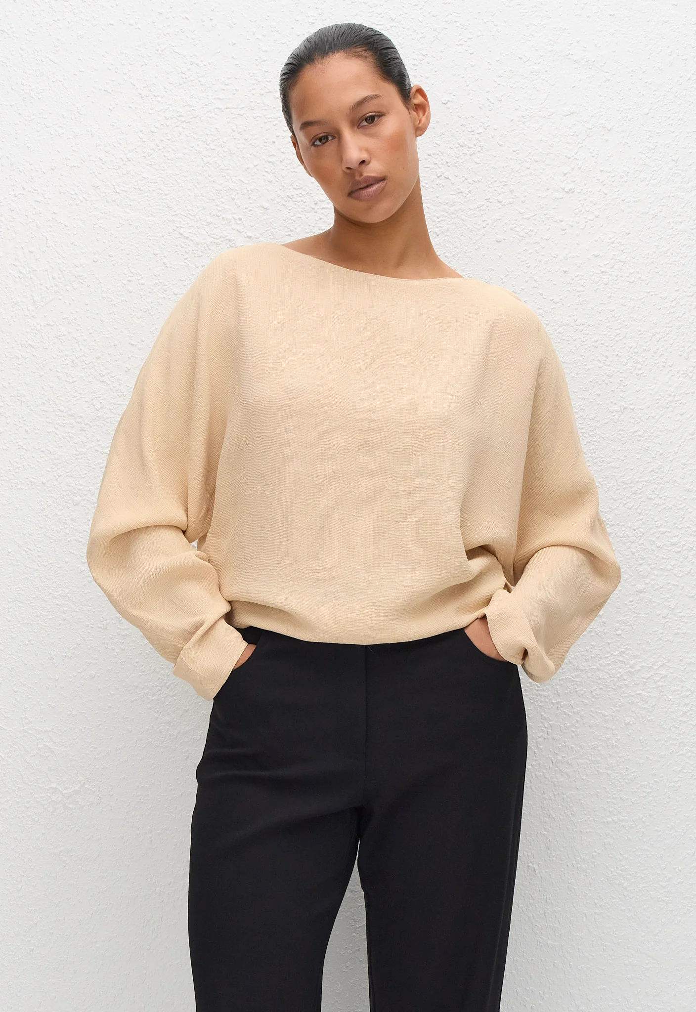 Dolman Blouse - Flax - Image 2