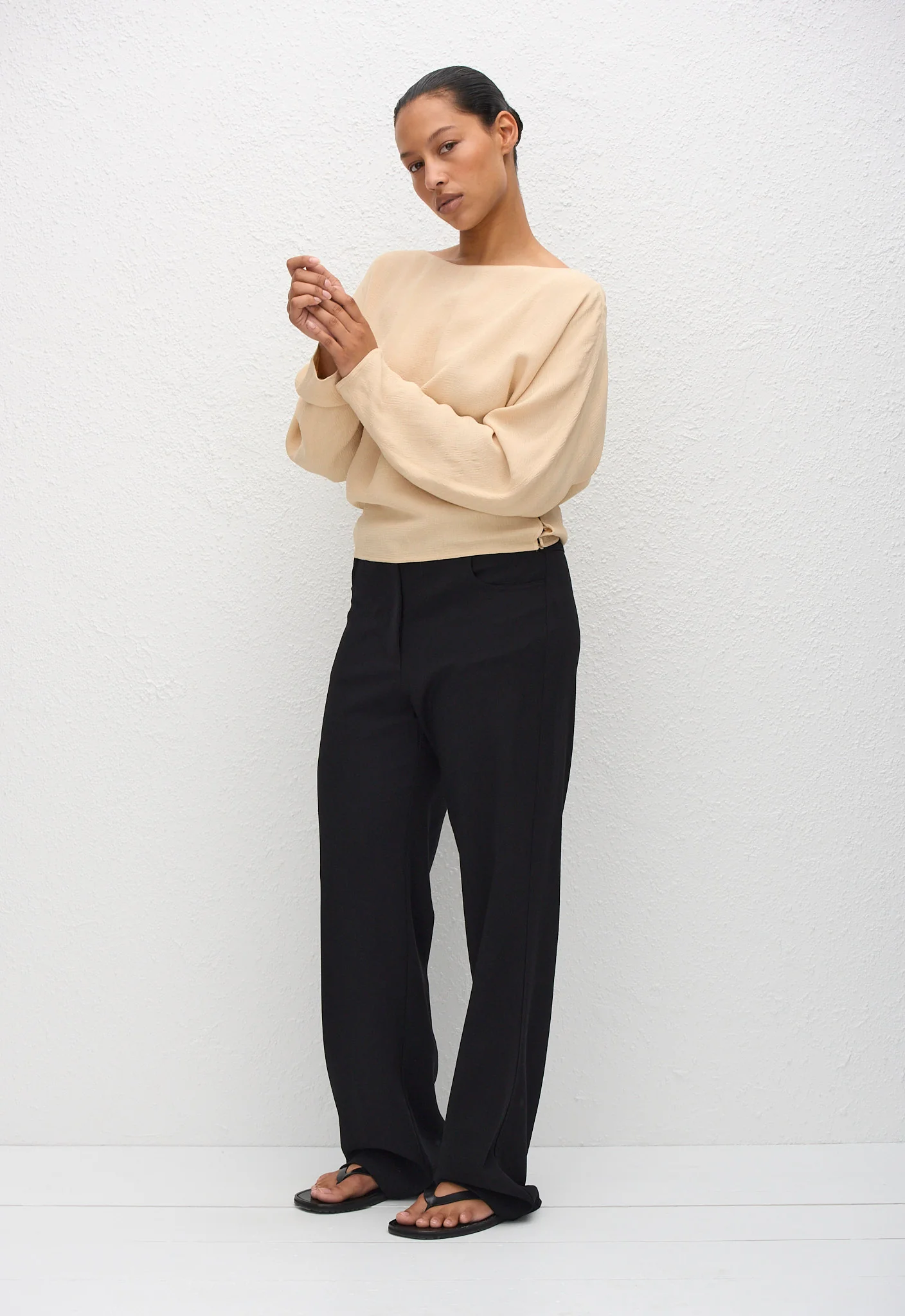 Dolman Blouse - Flax - Image 3