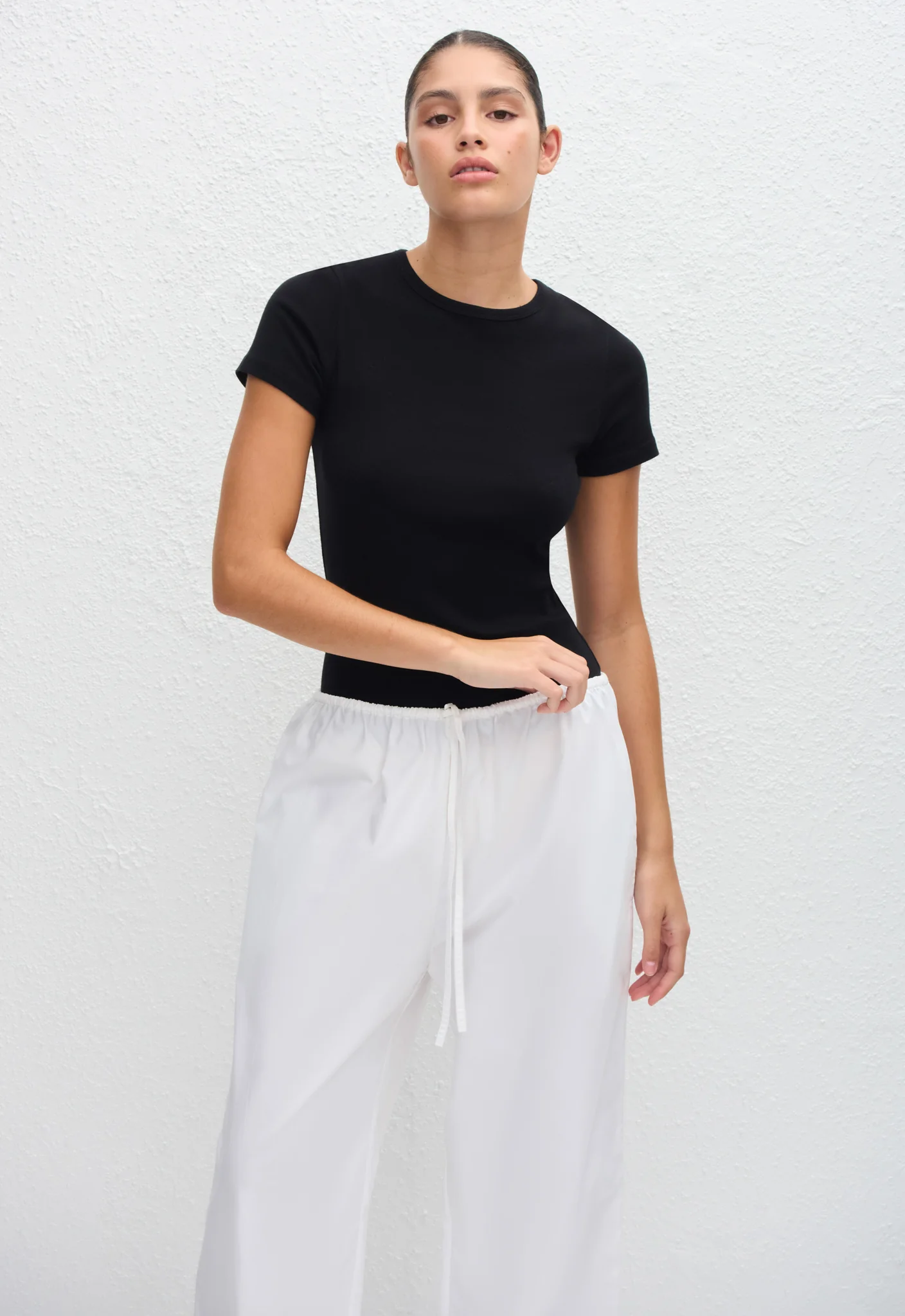 Drawcord Pant - White - Image 2