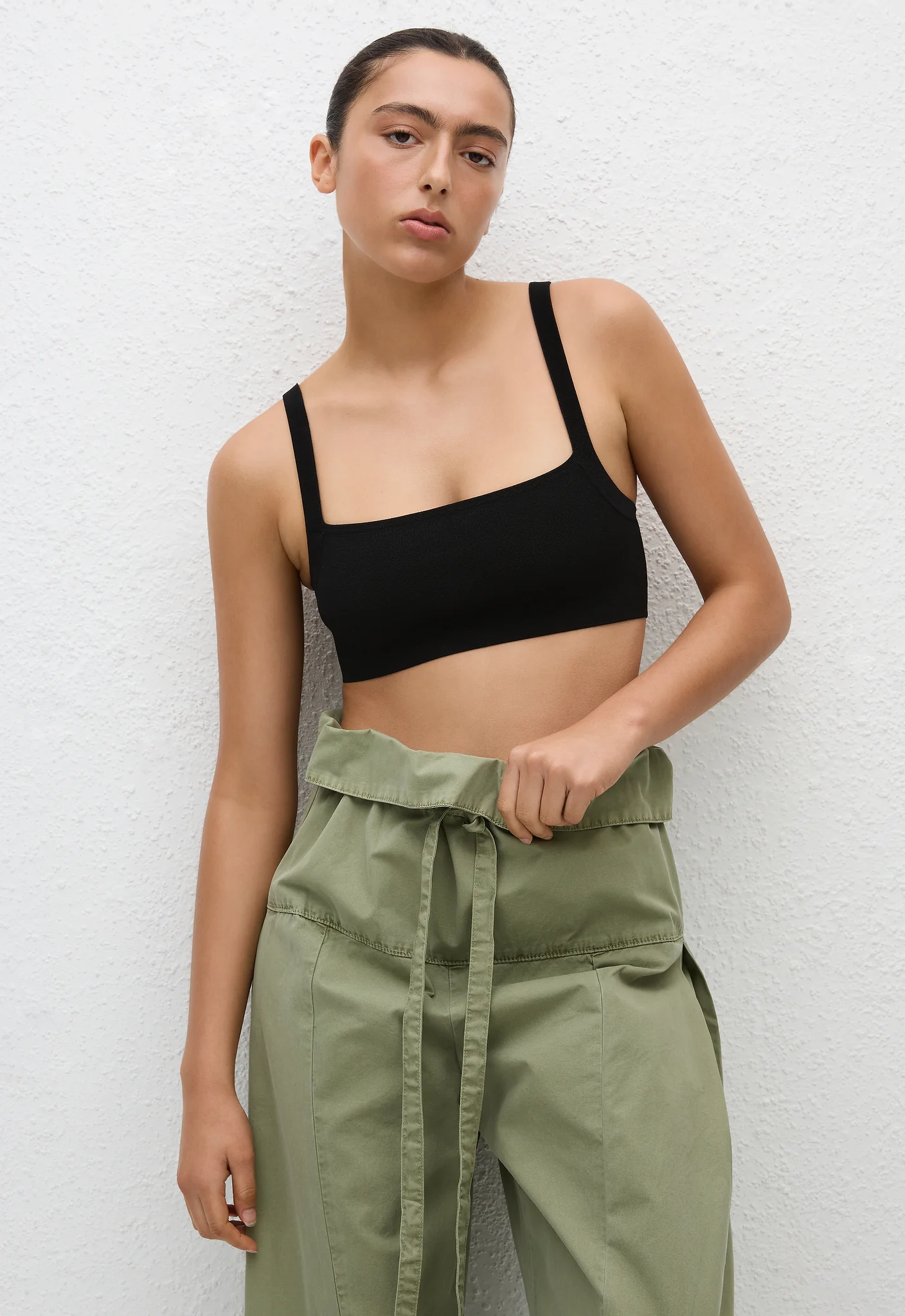 Fisherman Drawcord Pant - Oregano - Image 2
