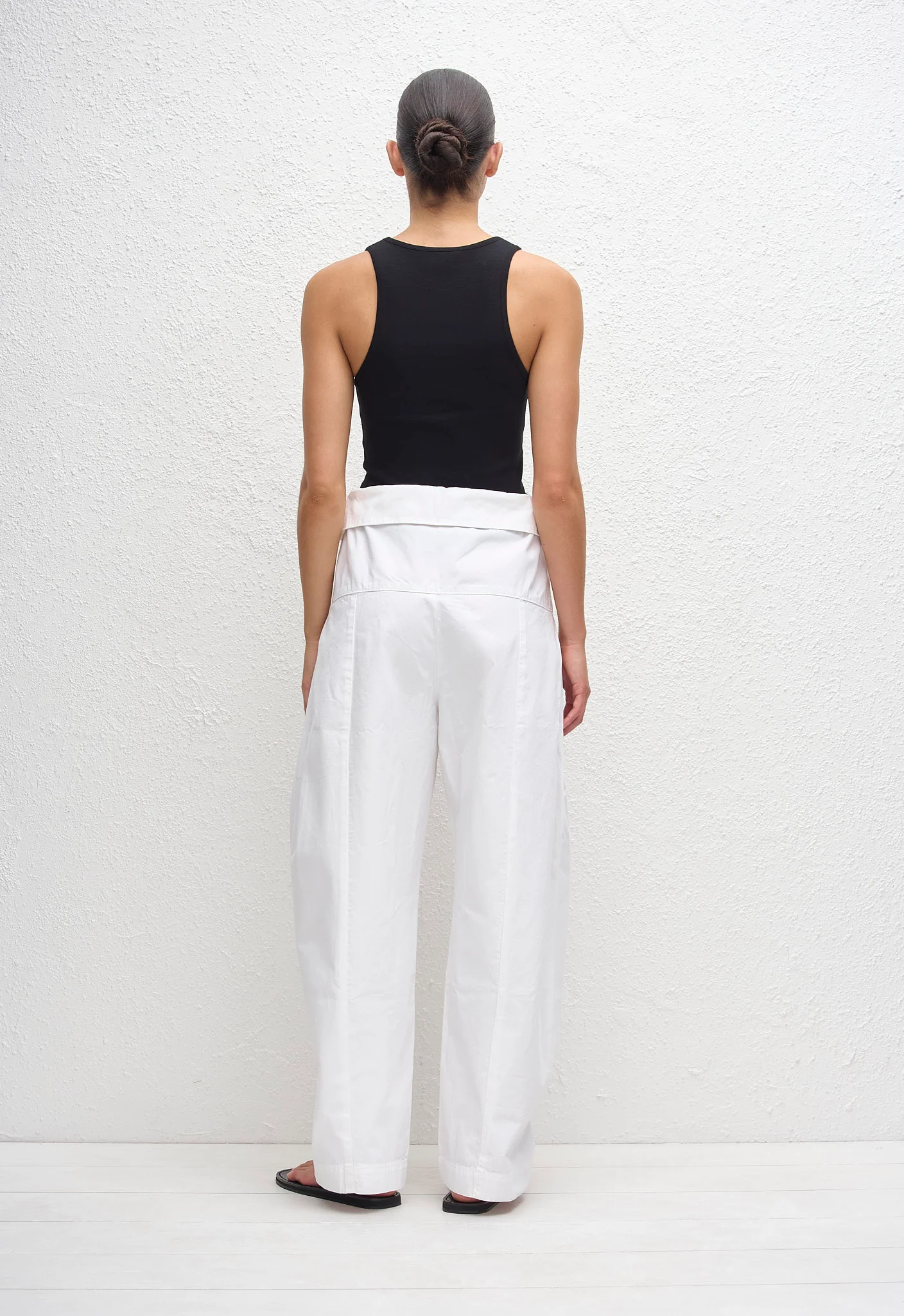 Fisherman Drawcord Pant - White - Image 3