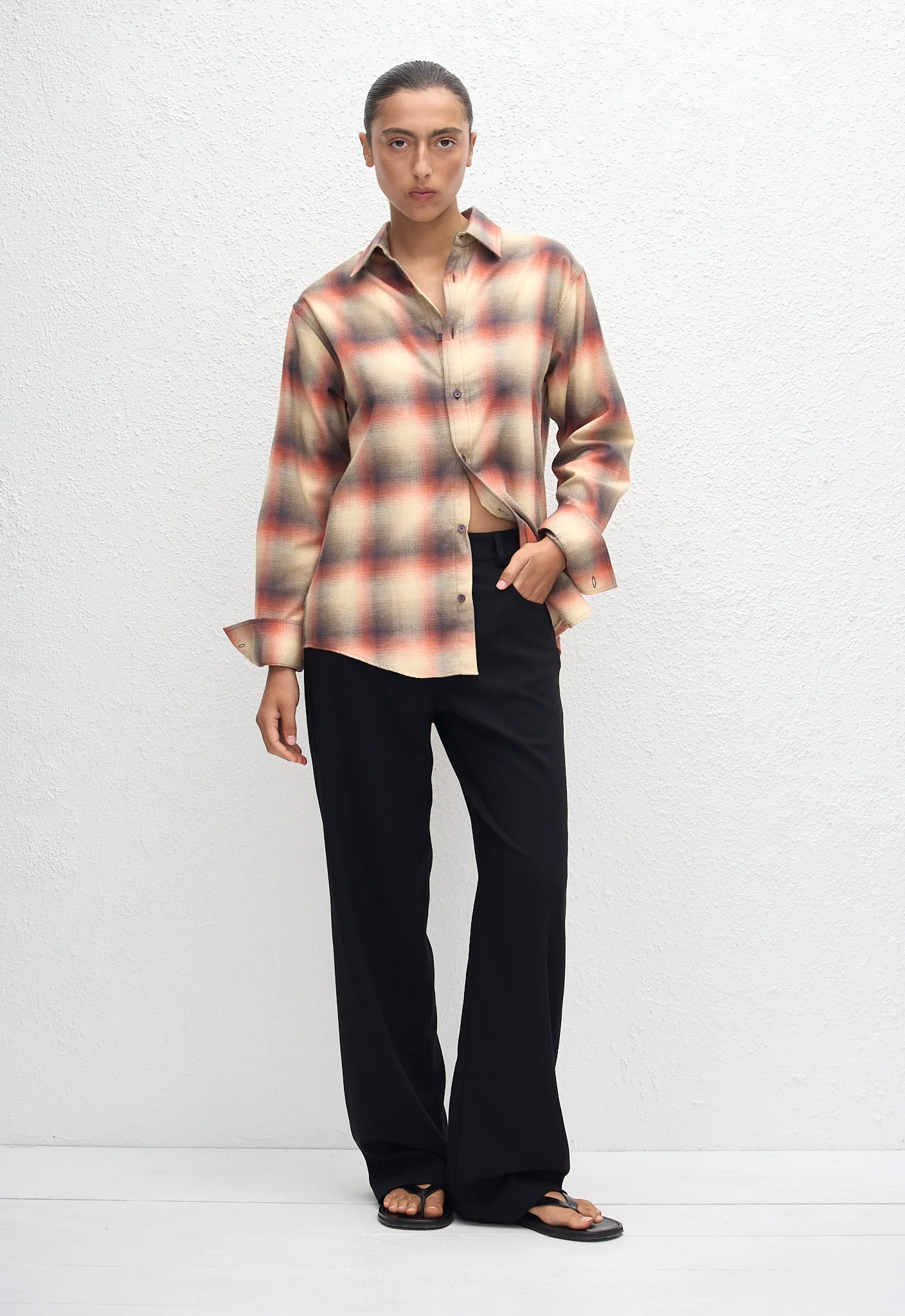 Flannel Shirt - Sunset Check