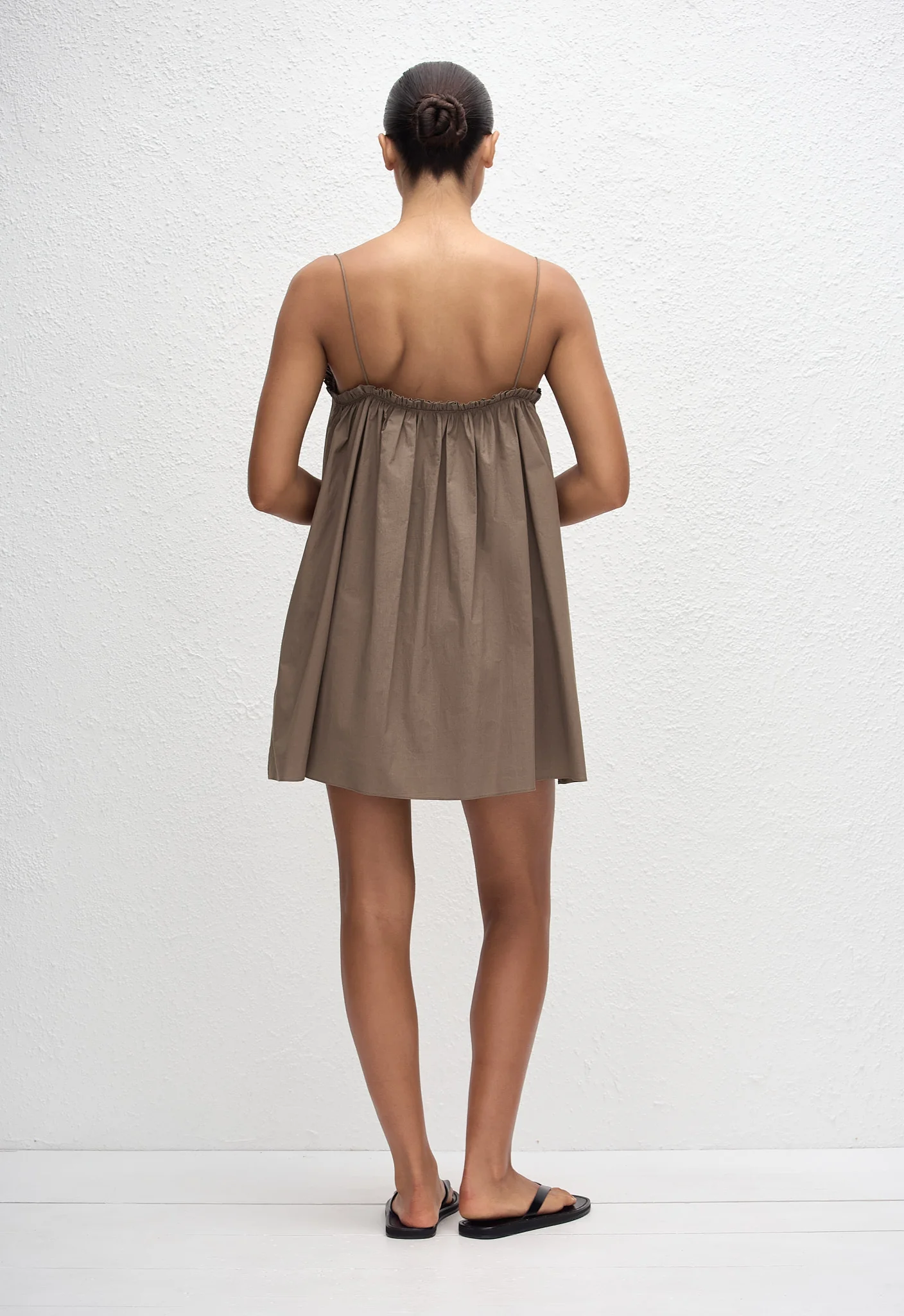 Frill Cami Mini Dress - Birch - Image 3