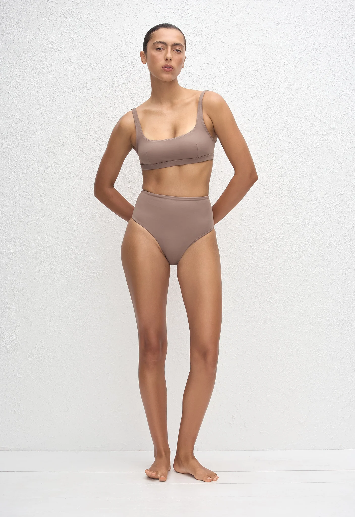 High Waist Brief - Clay
