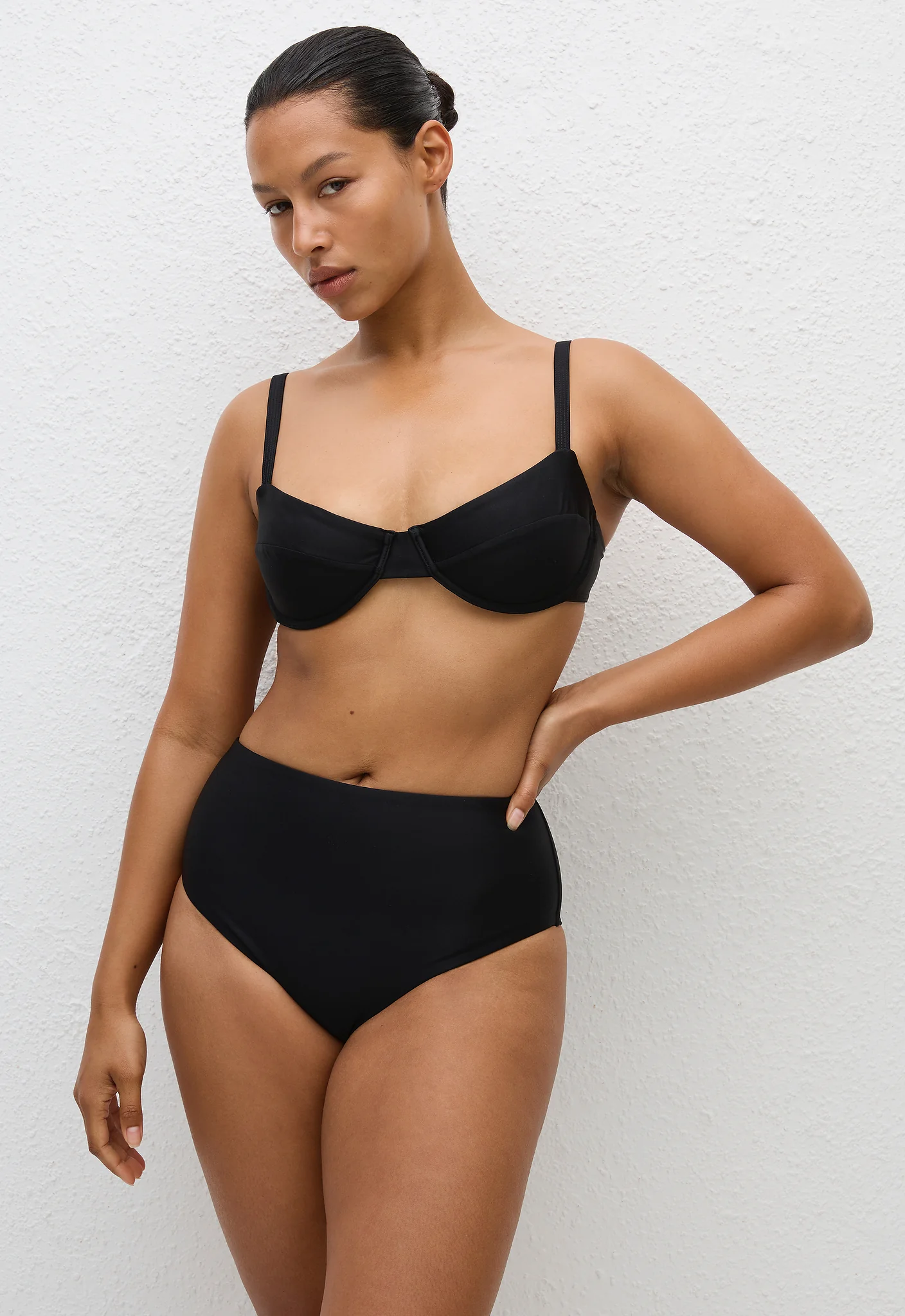 High Waist Brief - Deep Black - Image 2
