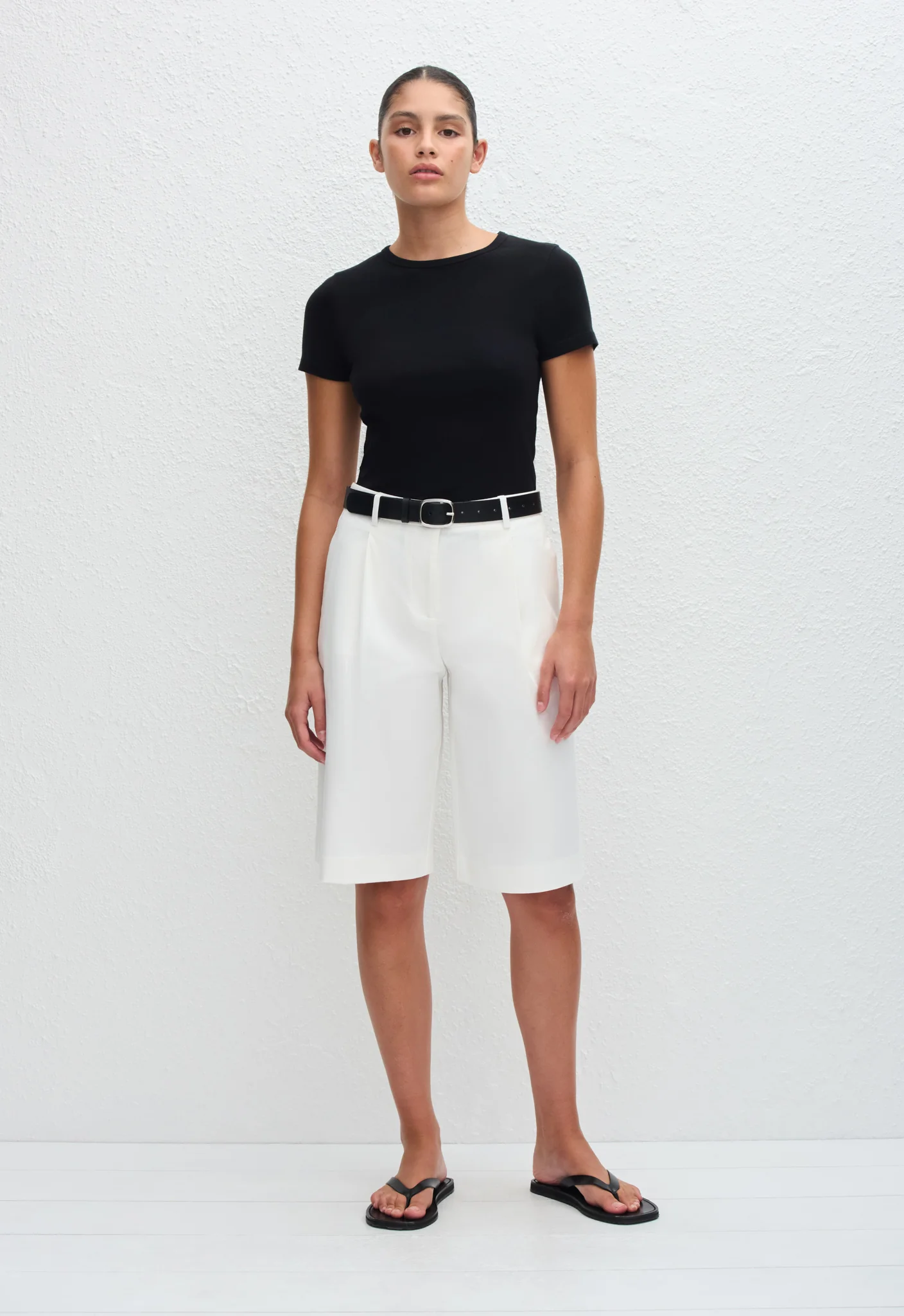 Long Chino Short - Chalk