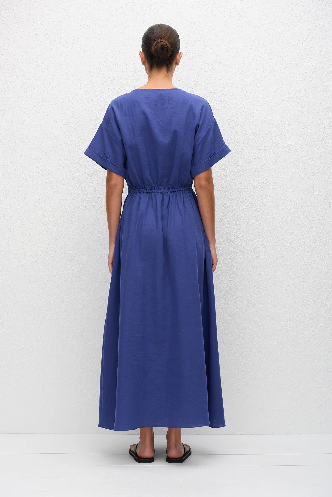 Relaxed Tee Midi Dress - Lapis - Image 4