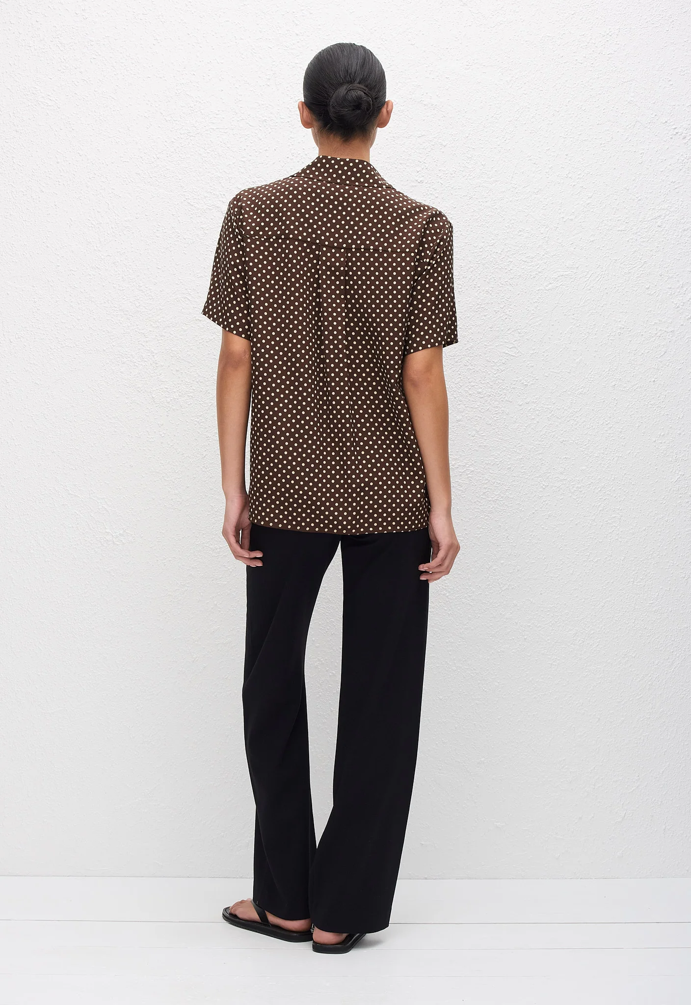 Short Sleeve Shirt - Polka Dot (Chocolate) - Image 3
