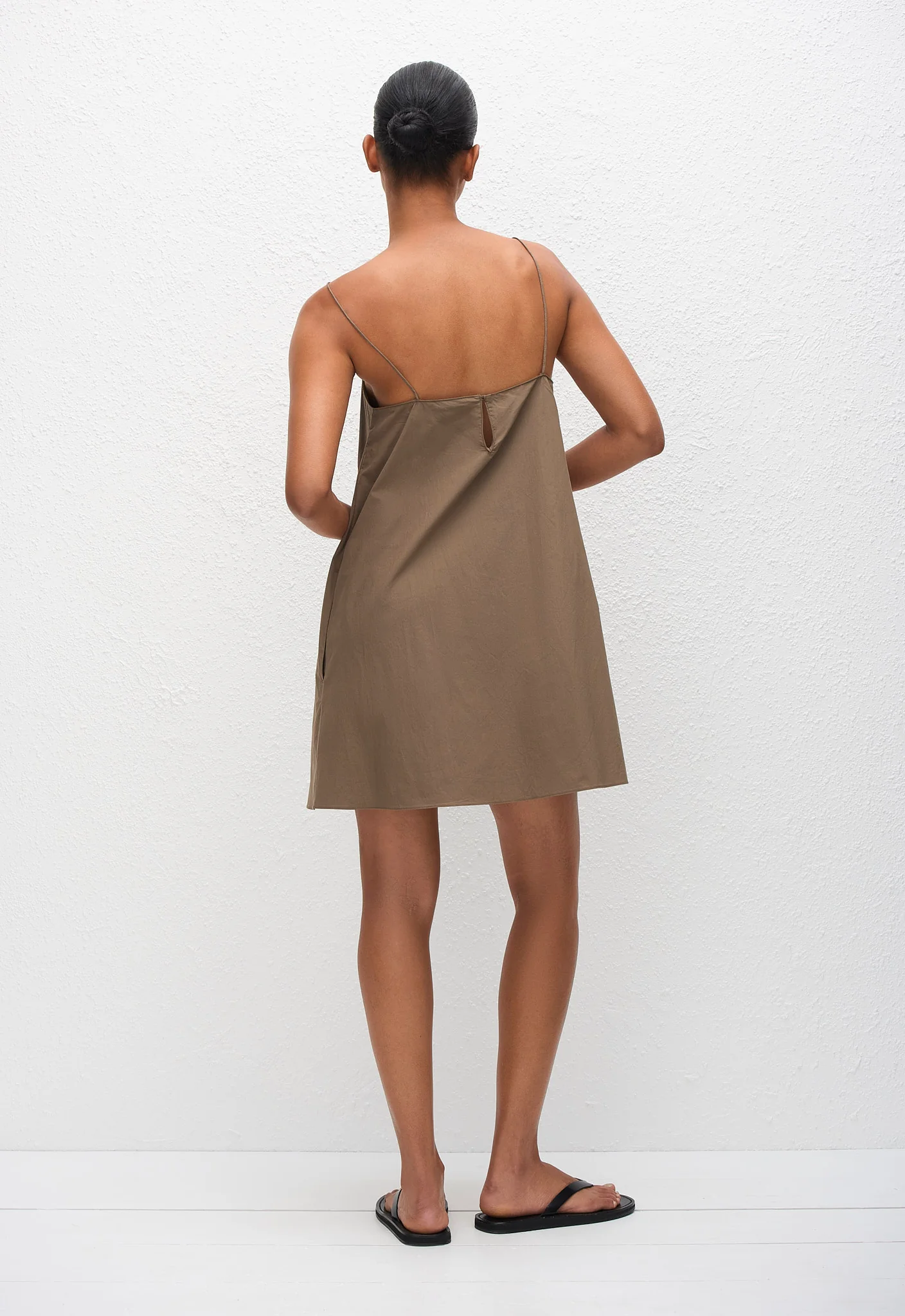 Square Cami Mini Dress - Birch - Image 4