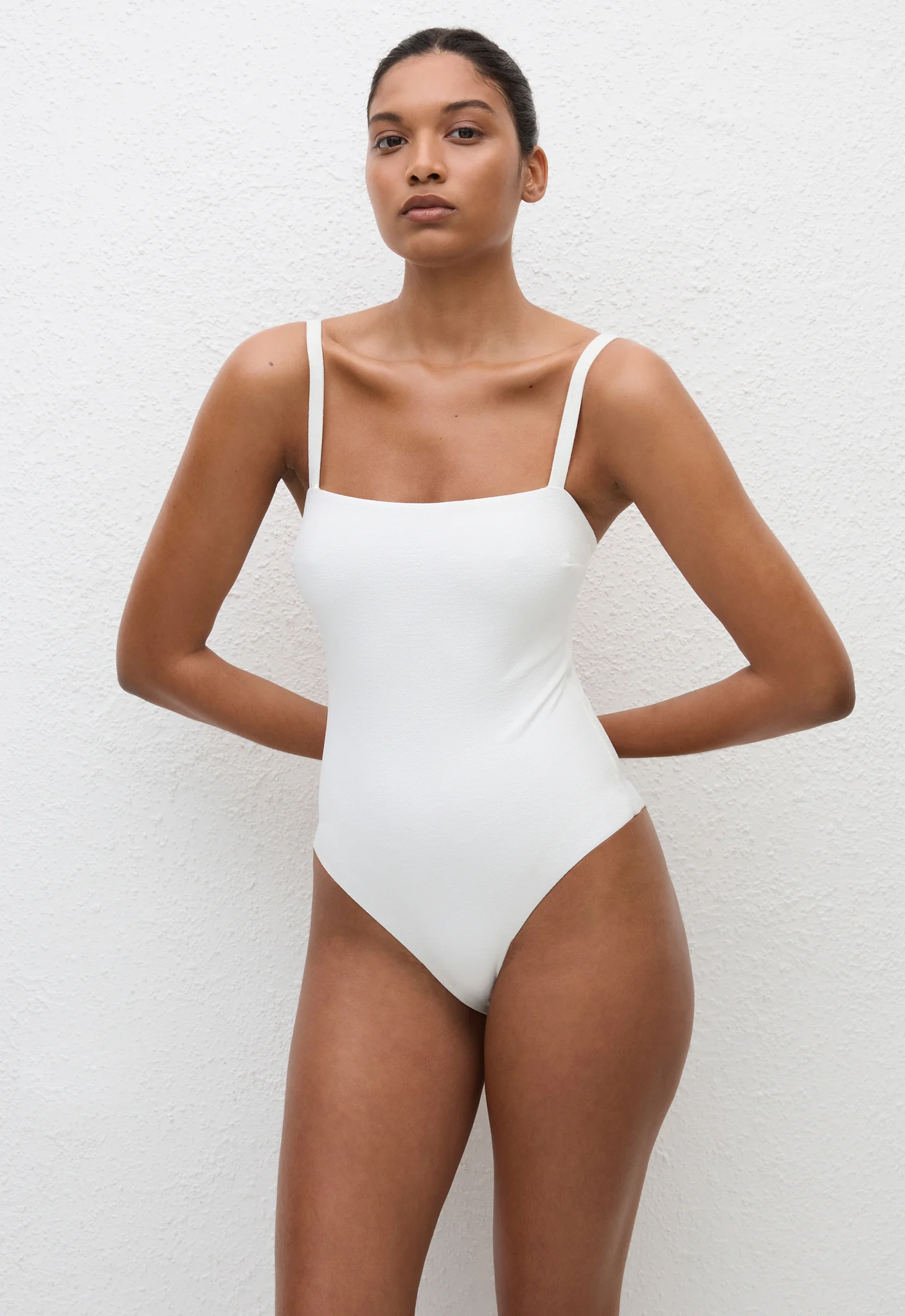 Square Maillot - Chalk Crinkle - Image 2