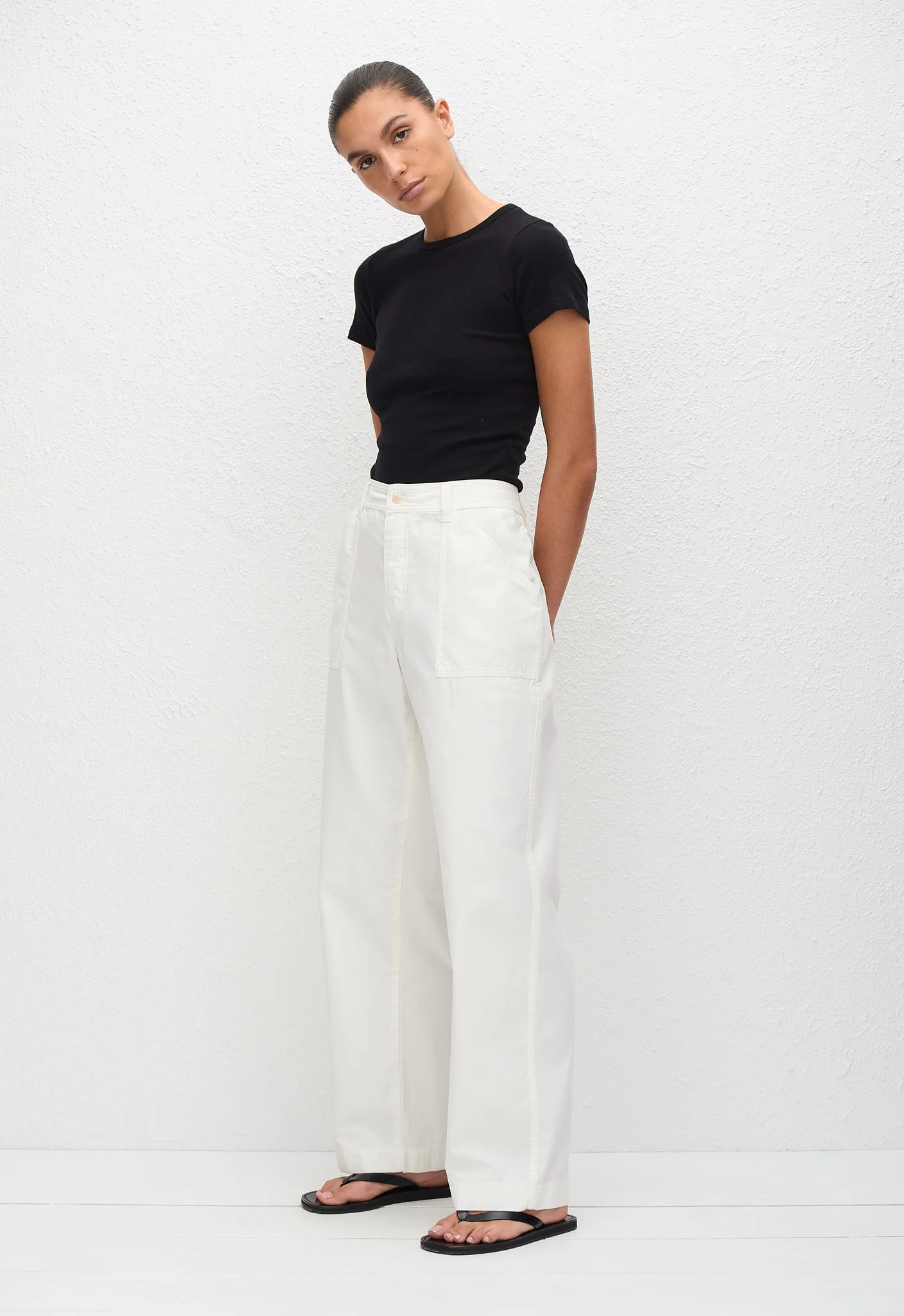 Straight Leg Cargo Pant - Chalk - Image 3