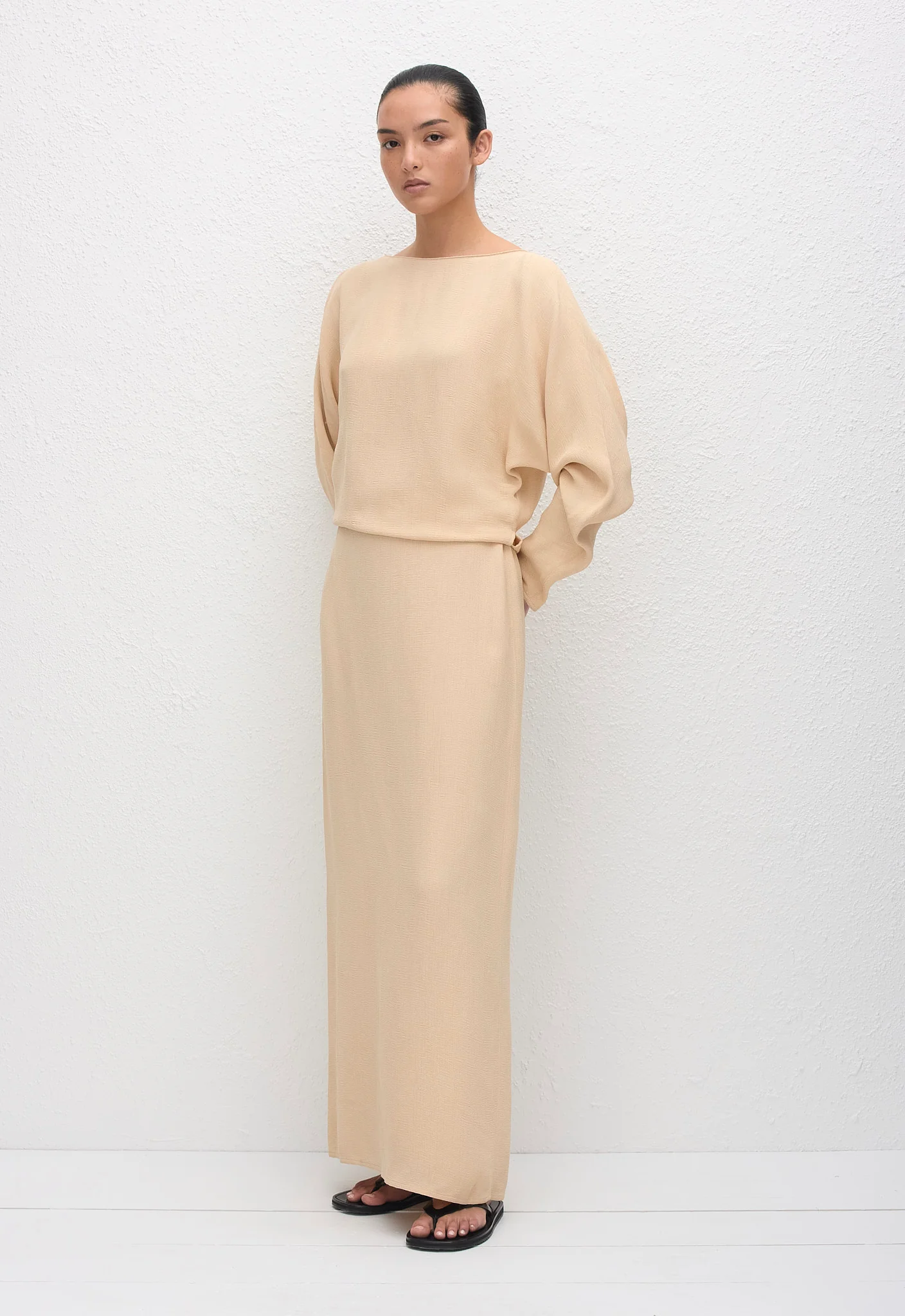 Straight Midi Skirt - Flax - Image 3