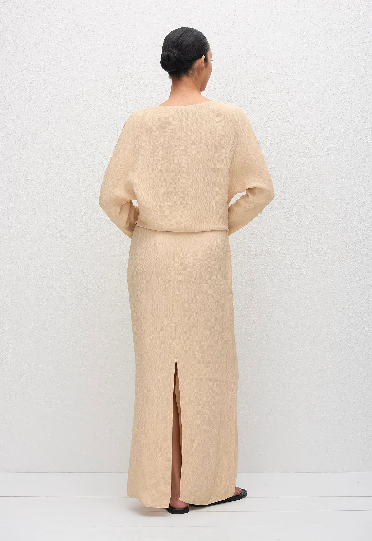 Straight Midi Skirt - Flax - Image 4