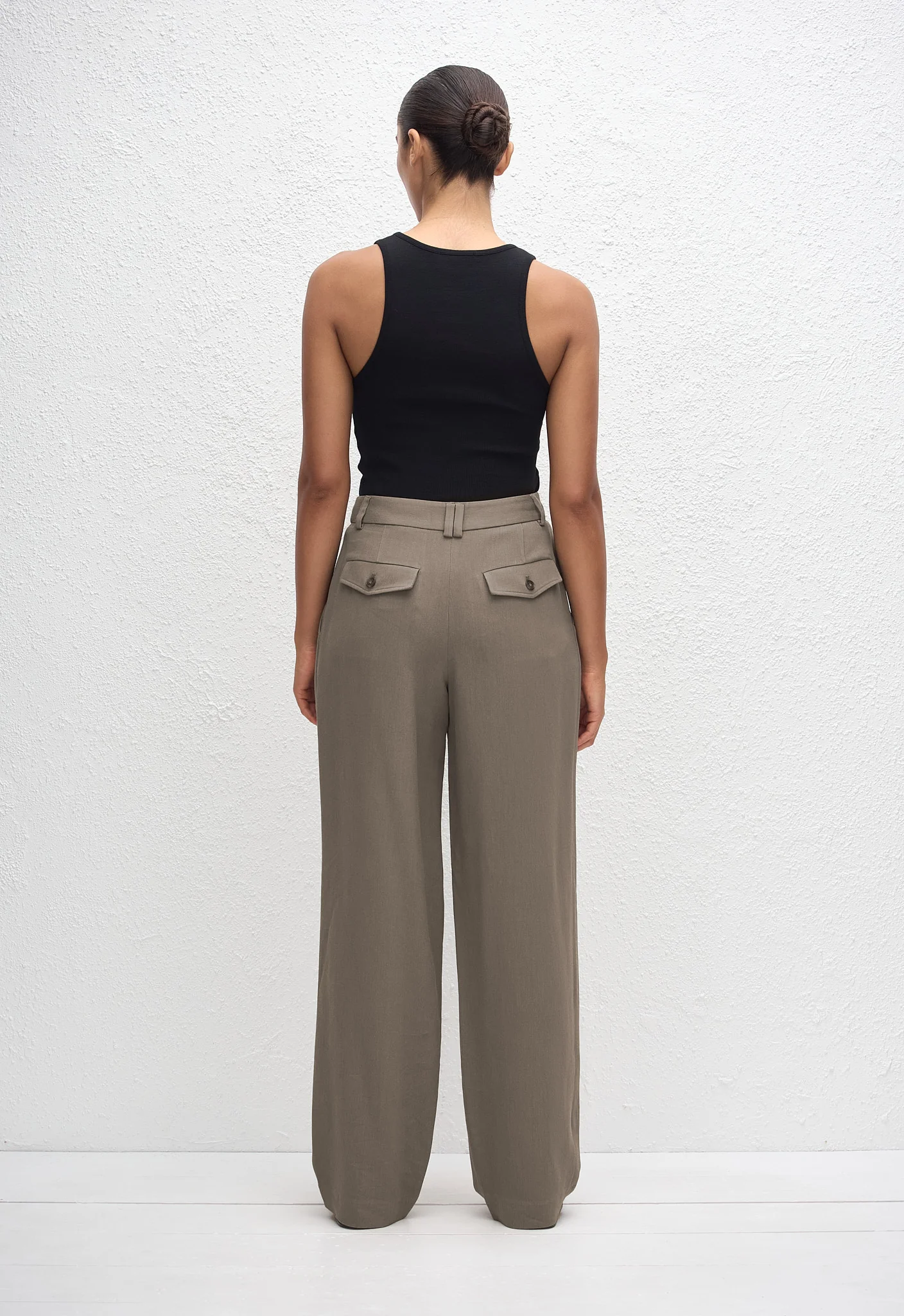 Tailored Pleat Trouser - Myrtle - Image 4