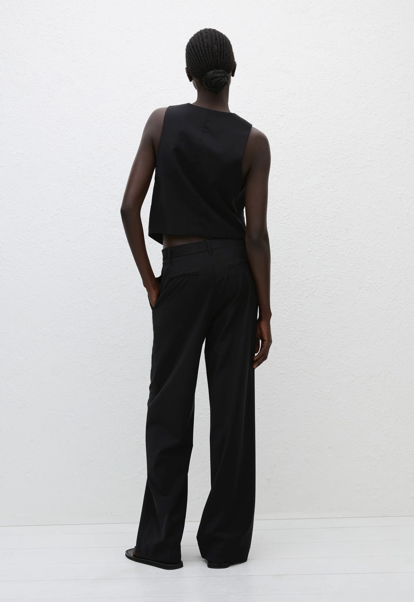 Tailored Waistcoat - Black - Image 3