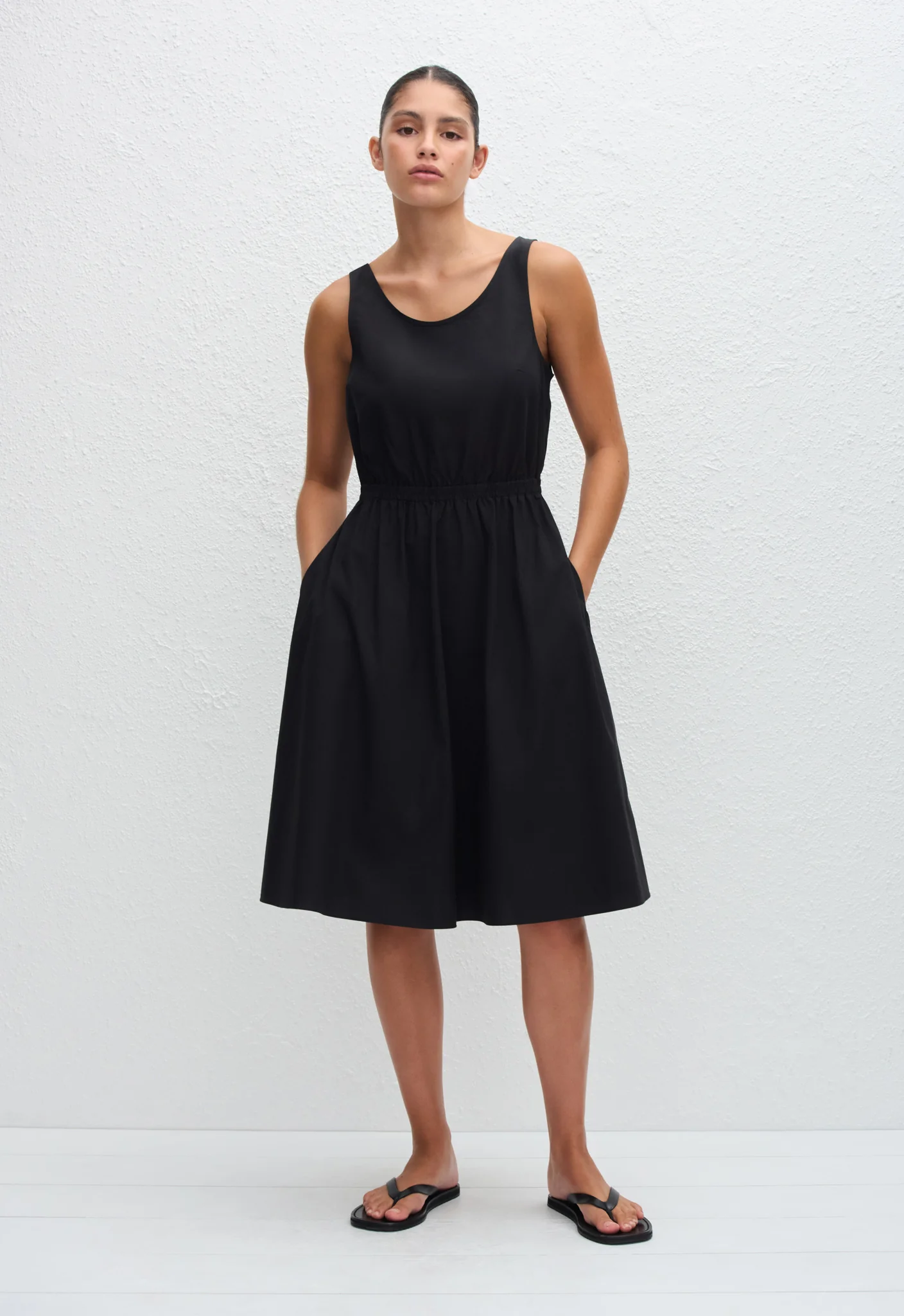 Tank Midi Dress - Black