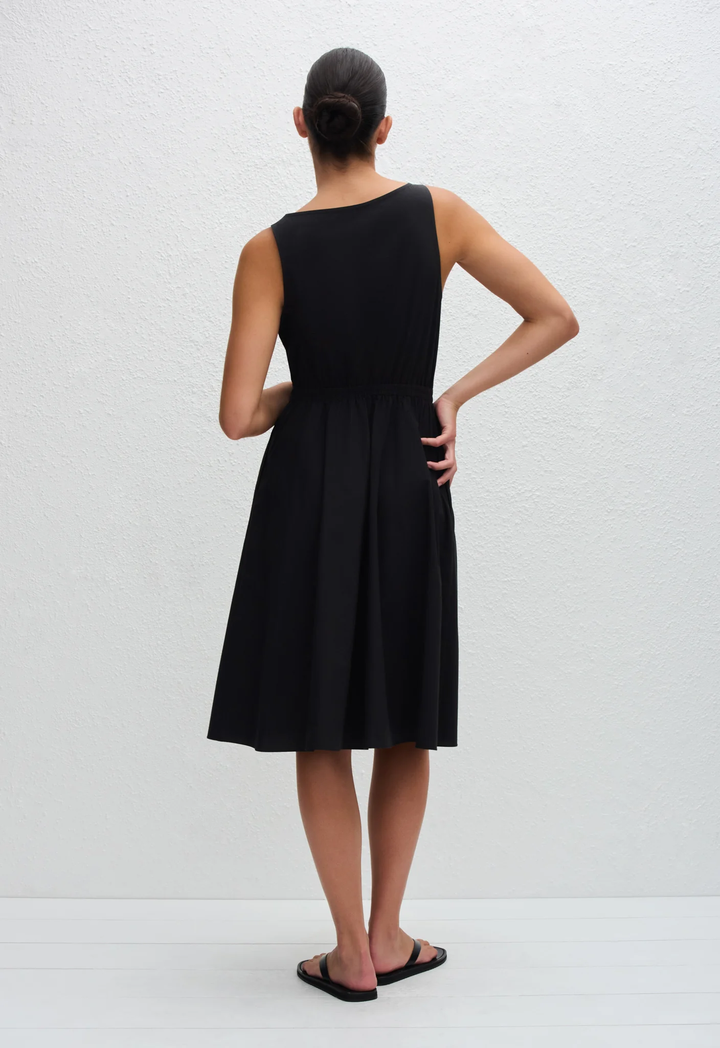 Tank Midi Dress - Black - Image 4