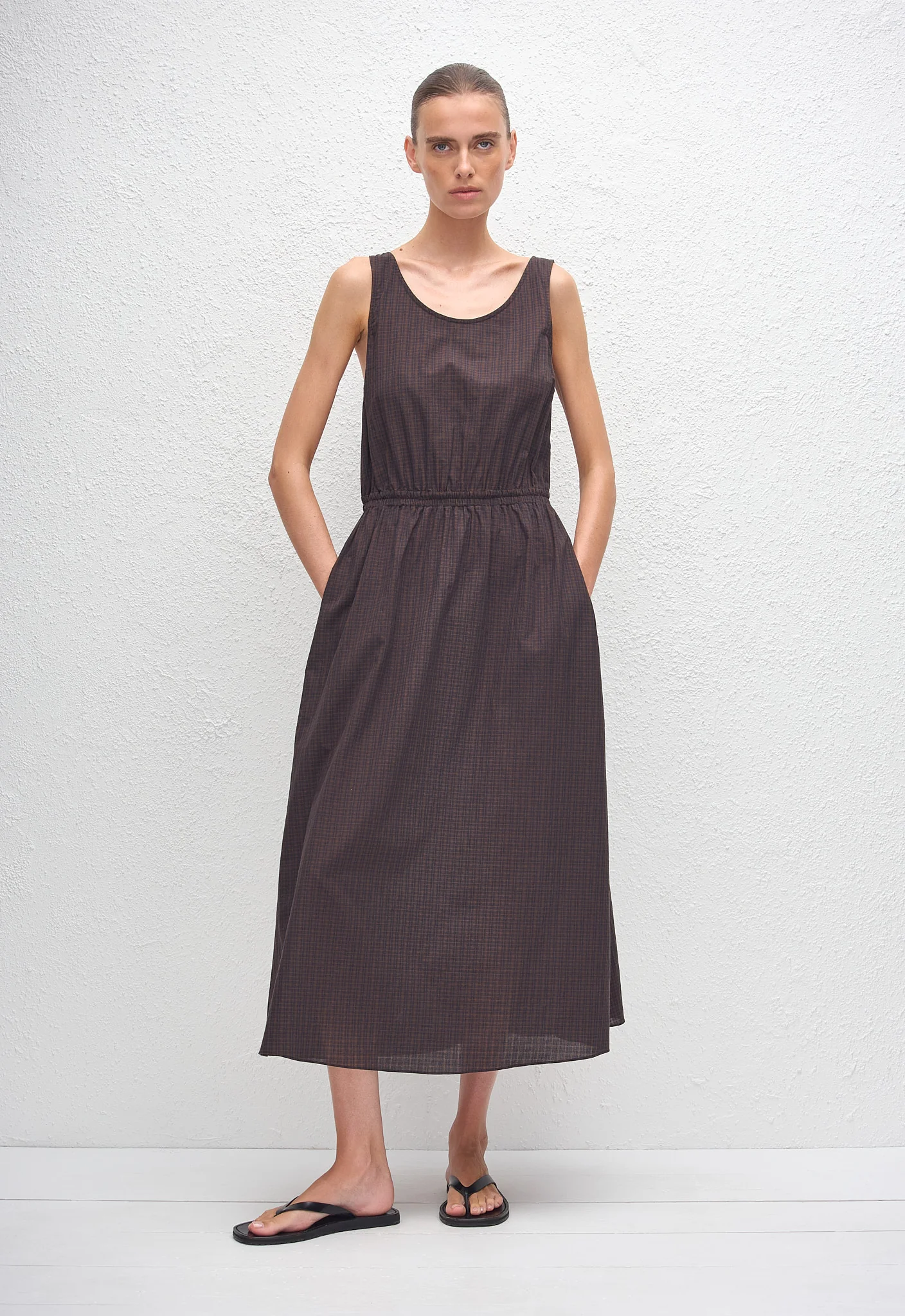 Tank Midi Dress - Nantucket Check