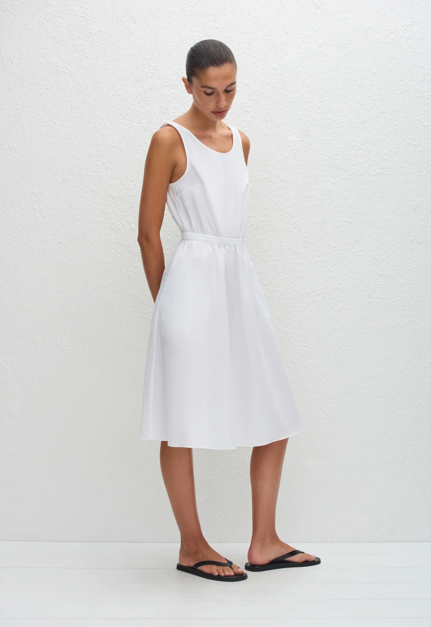 Tank Midi Dress - White - Image 3
