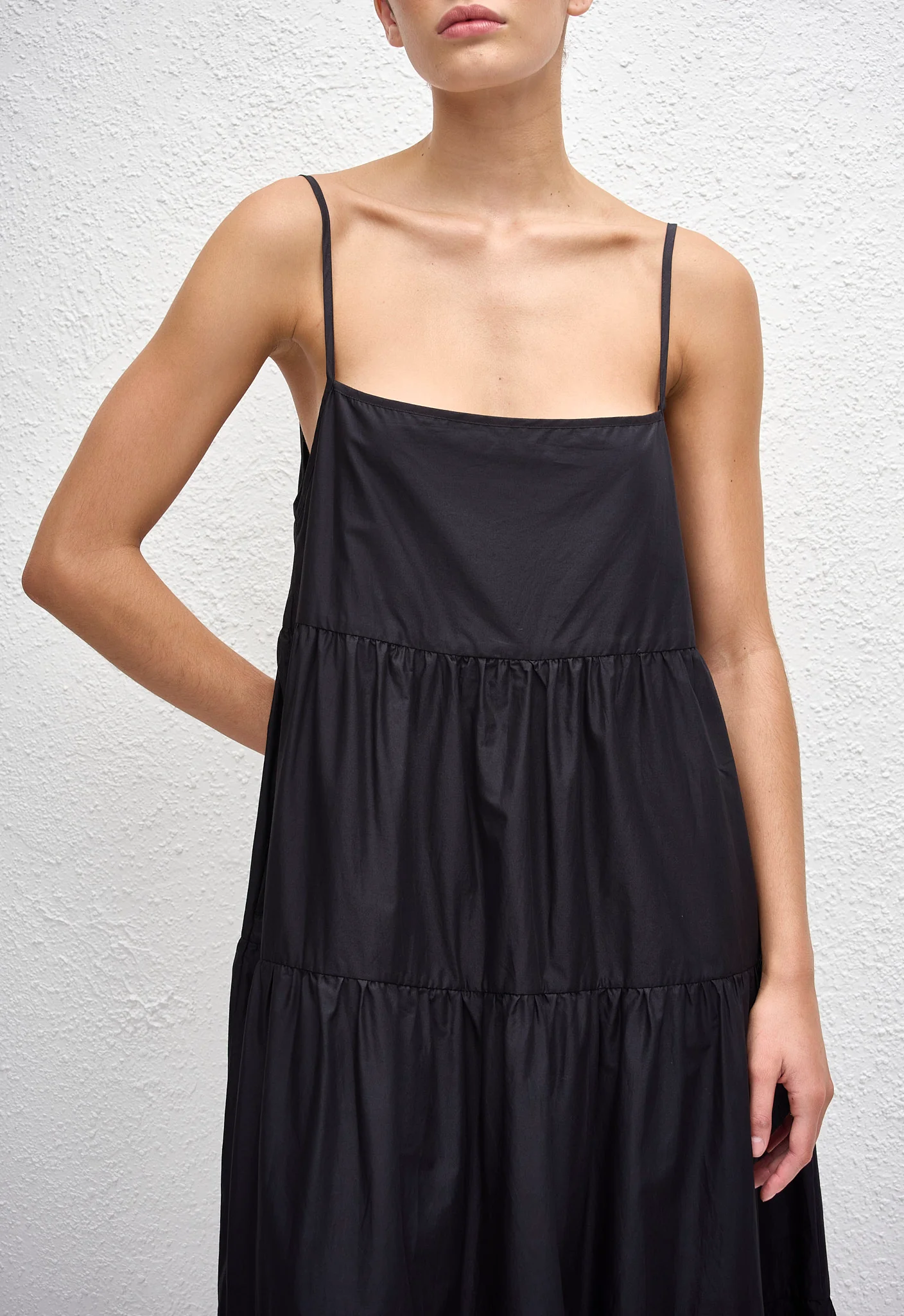 Tiered Sundress - Black - Image 2