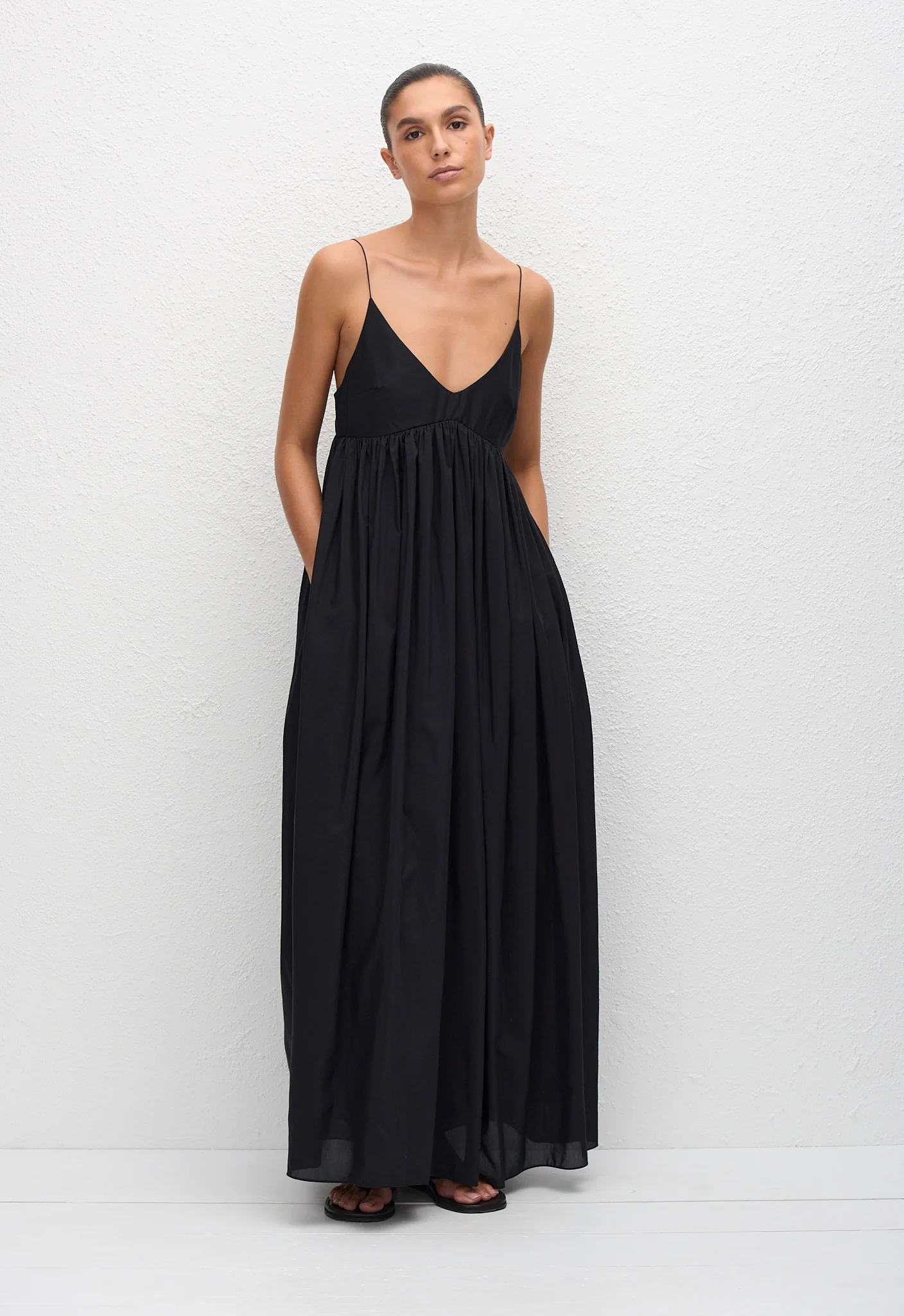 Voluminous Bralette Dress - Black